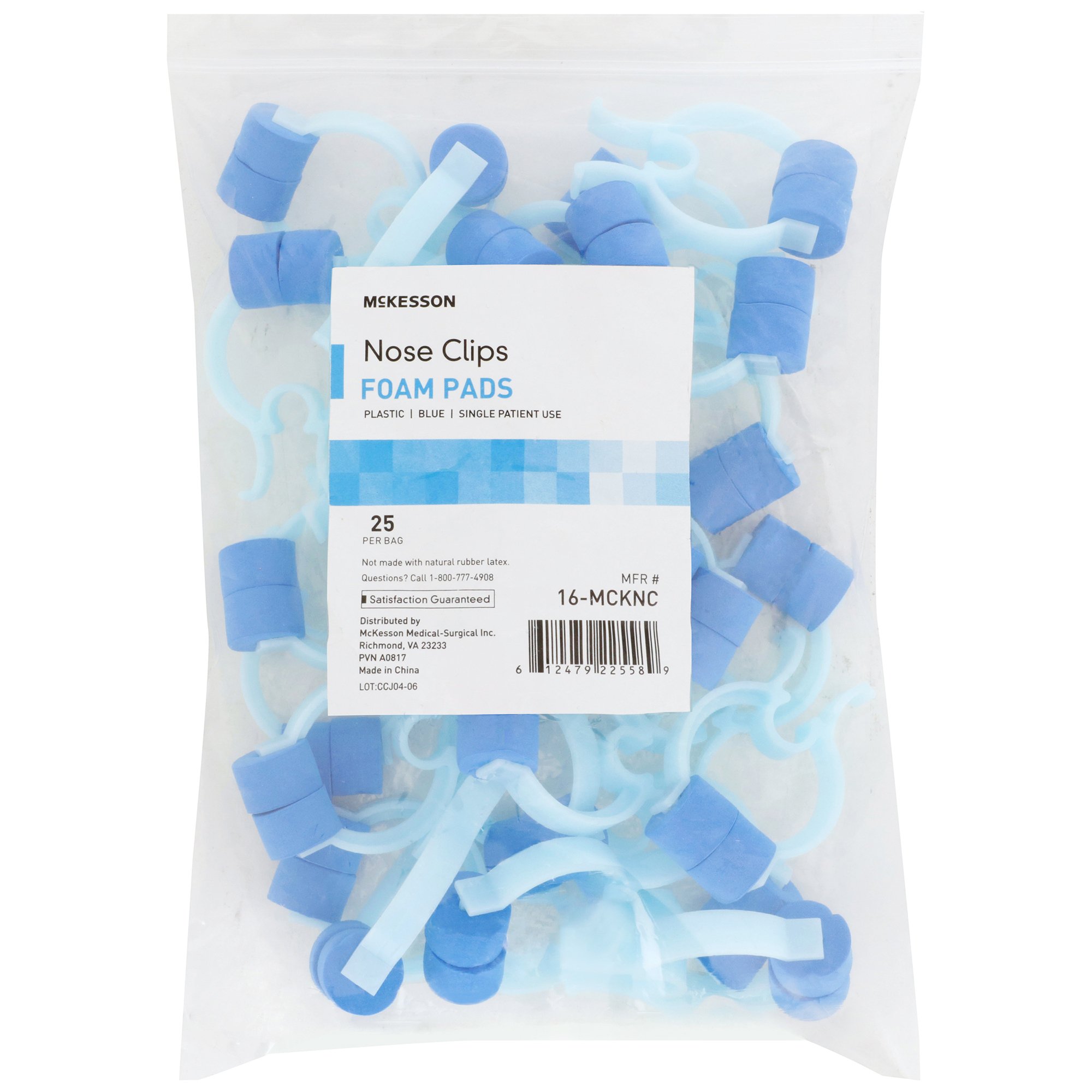 McKesson Nose Clips for use with Spirometer