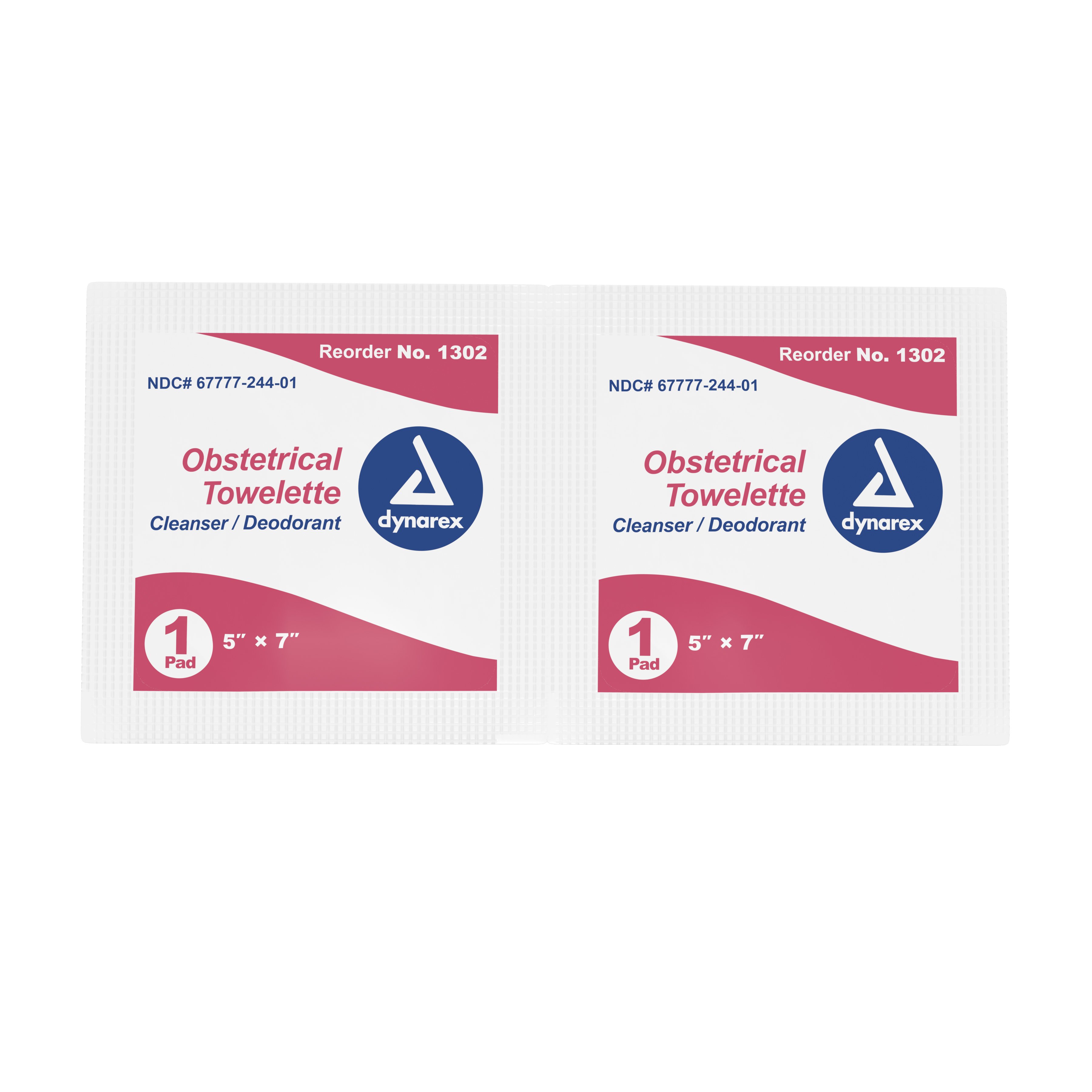 dynarex® Scented Obstetrical Towelettes, Individual Packets - Image 2