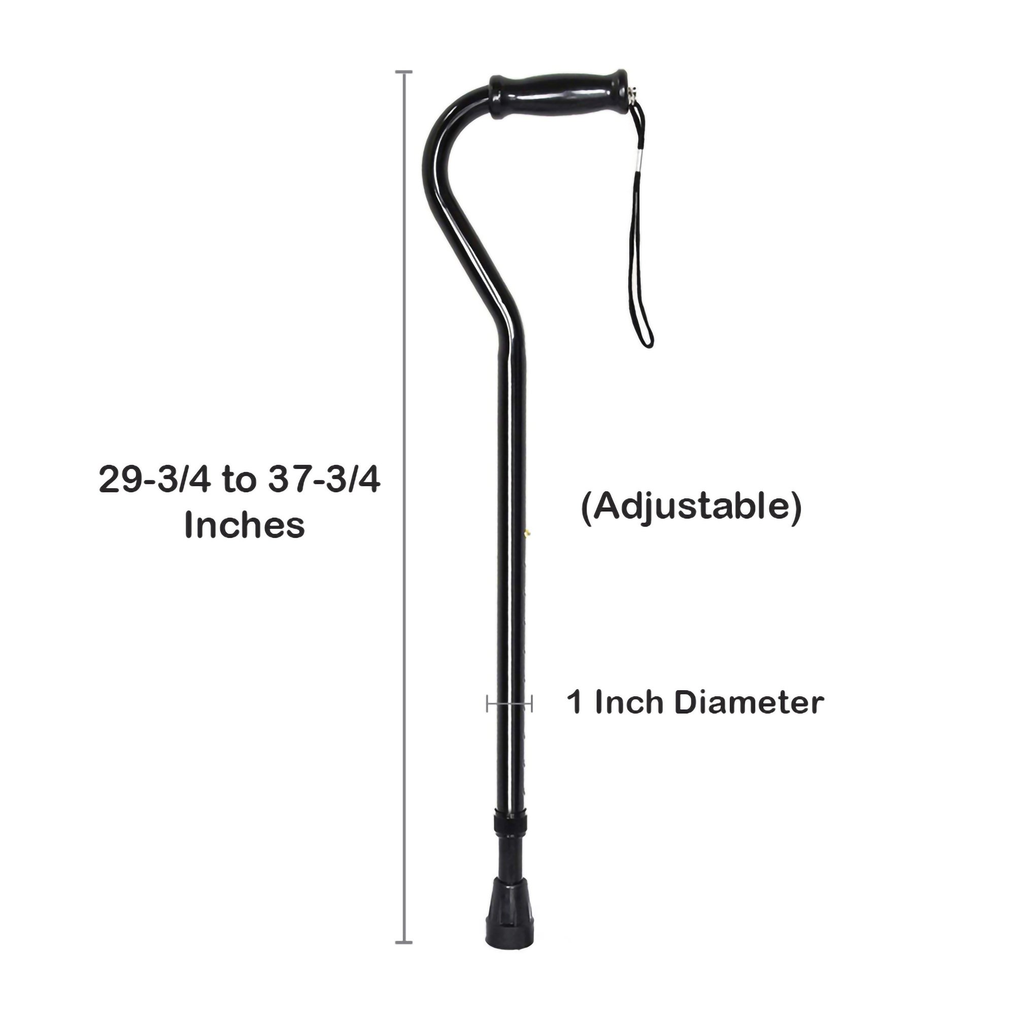 McKesson Steel Offset Cane, 29¾ - 37¾ Inch Height - Image 5