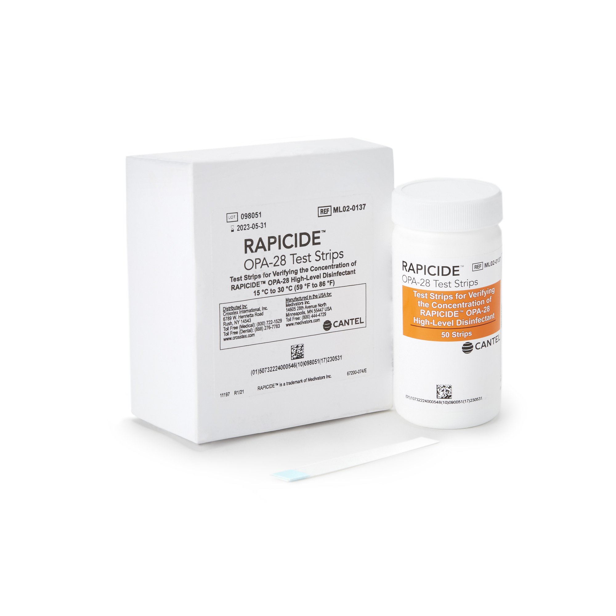 Rapicide OPA-28 Test Strips for Verifying Concentration of Rapicide Disinfectant - Image 2