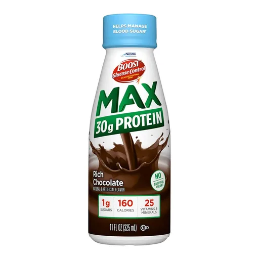 Boost® Glucose Control Max Chocolate Balanced Nutritional Drink, 11-ounce Bottle