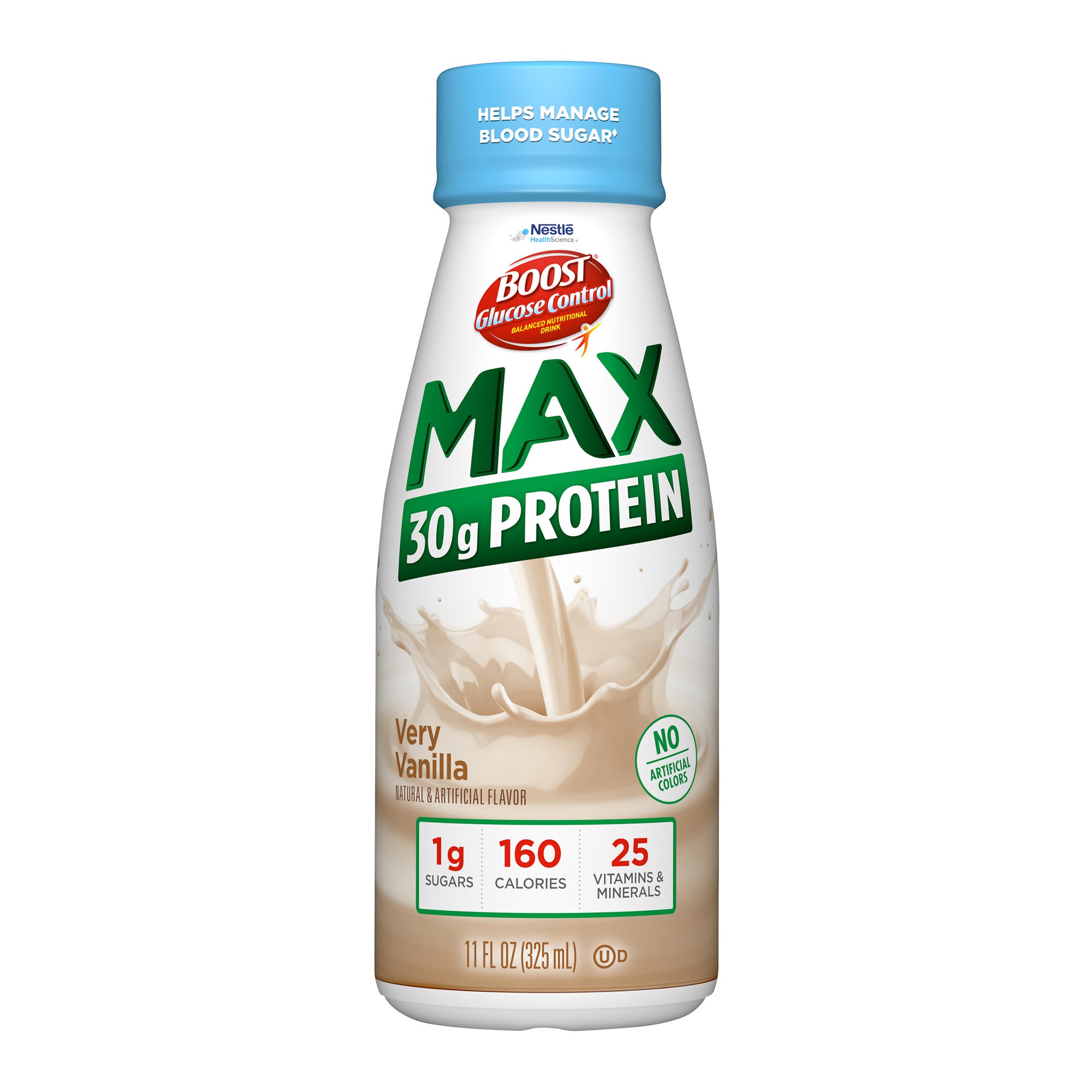 Boost® Glucose Control Max Vanilla Balanced Nutritional Drink, 11-ounce Bottle - Image 2