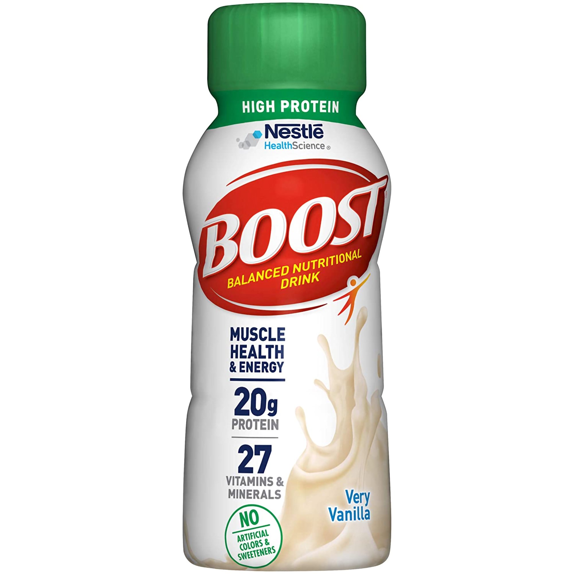 Boost® High Protein Vanilla Complete Nutritional Drink, 8-ounce bottle - Image 2