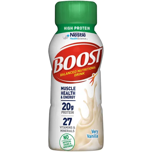 Boost® High Protein Vanilla Complete Nutritional Drink, 8-ounce bottle