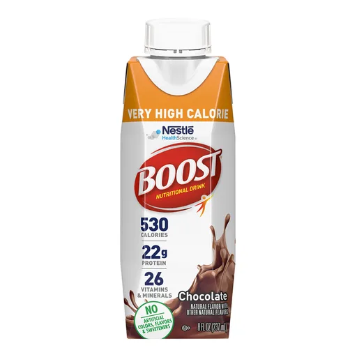 Boost® Very High Calorie Chocolate Nutritional Drink, 8-ounce carton