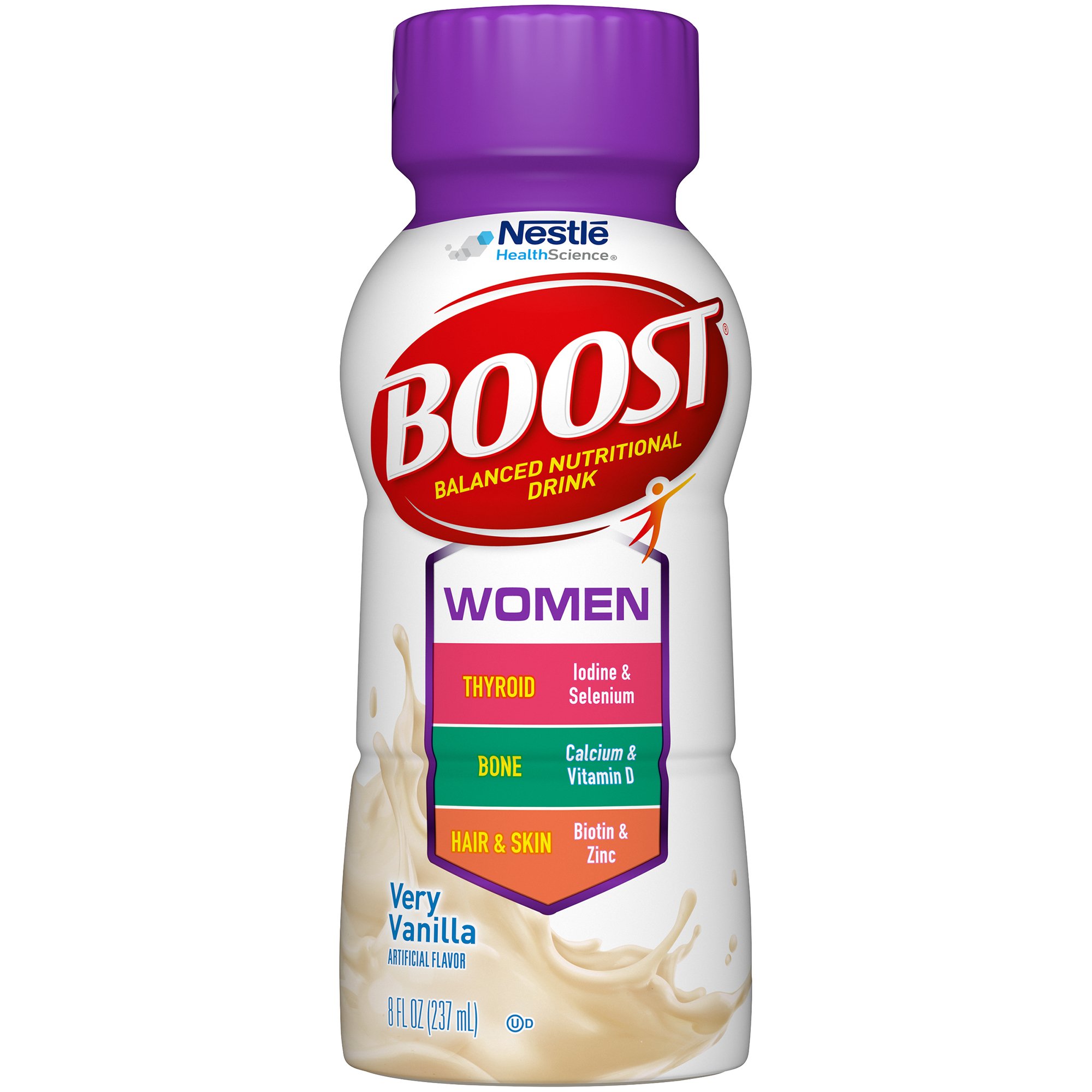 Boost® Women Vanilla Balanced Nutritional Drink, 8 oz. Bottle - Image 2
