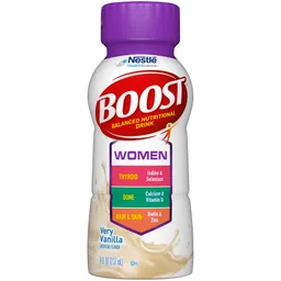 Boost® Women Vanilla Balanced Nutritional Drink, 8 oz. Bottle