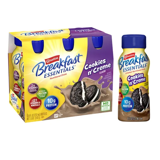 Carnation Breakfast Essentials® Cookies N Crème Nutritional Drink, 8-oz. bottle