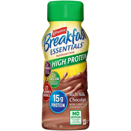 Carnation Breakfast Essentials® High Protein Chocolate Nutritional Drink, 8-oz.