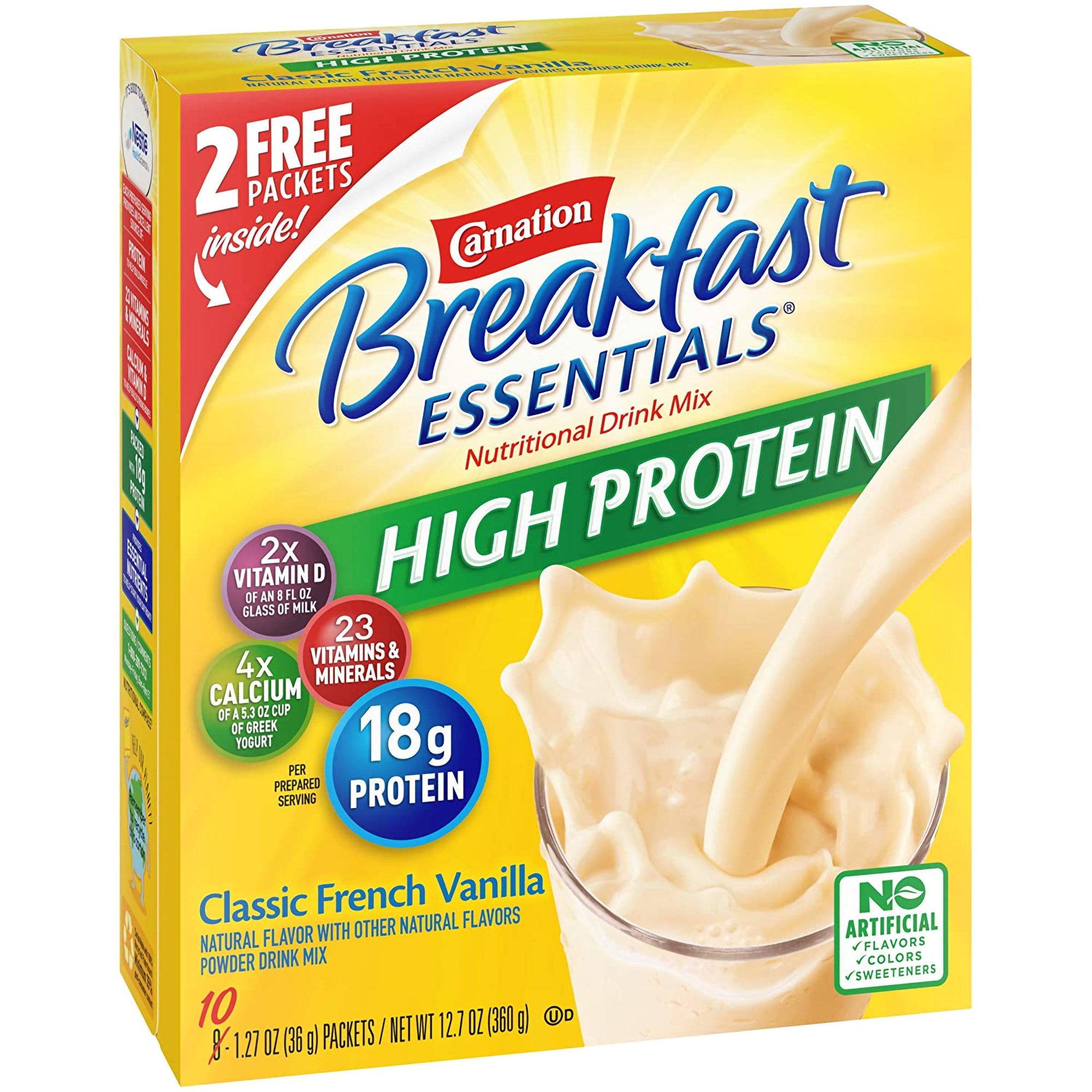 Carnation Breakfast Essentials® High Protein Vanilla Nutritional Drink - Image 2