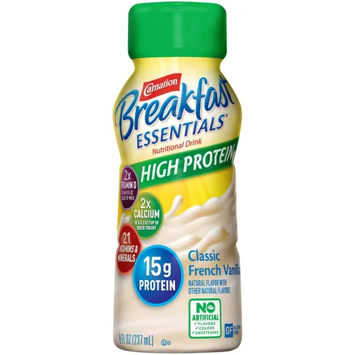 Carnation Breakfast Essentials® High Protein Vanilla Nutritional Drink, 8-oz.