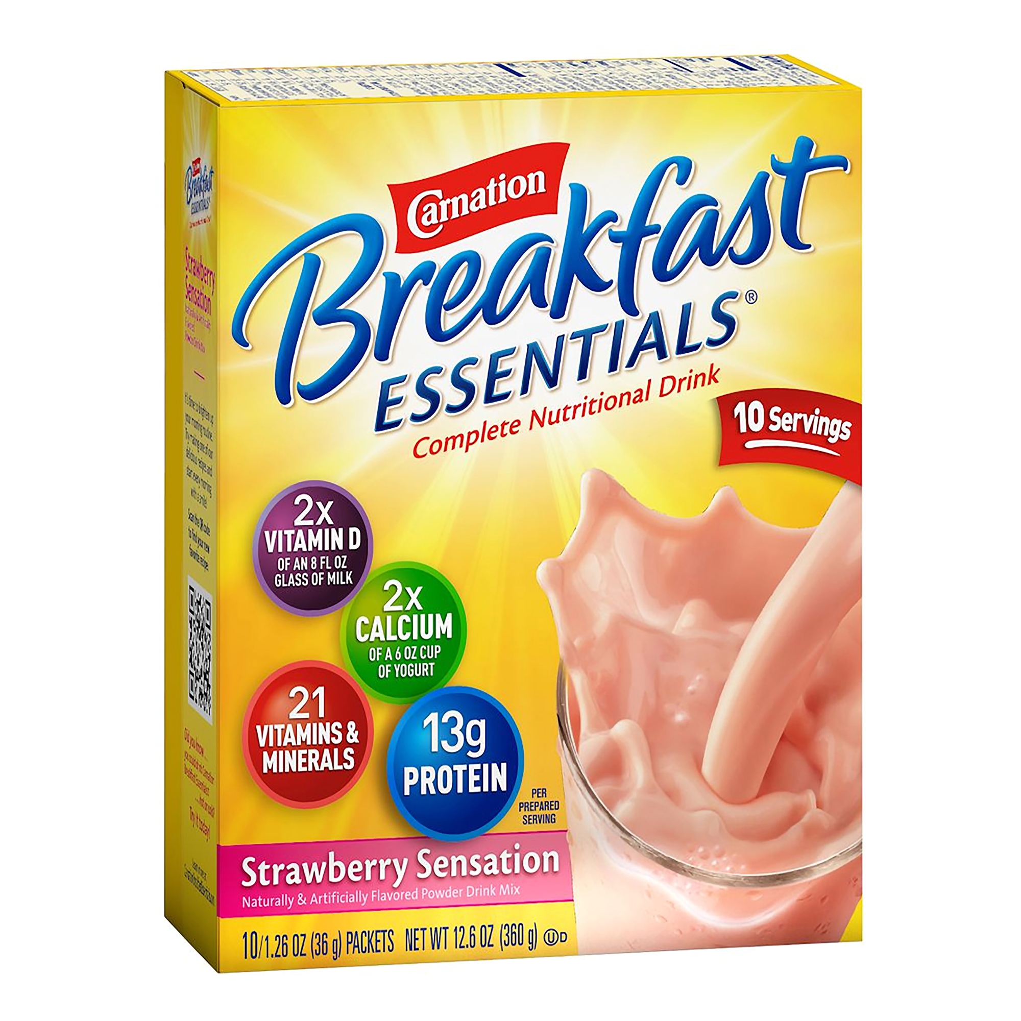 Carnation Breakfast Essentials® Strawberry Nutritional Drink - Image 2