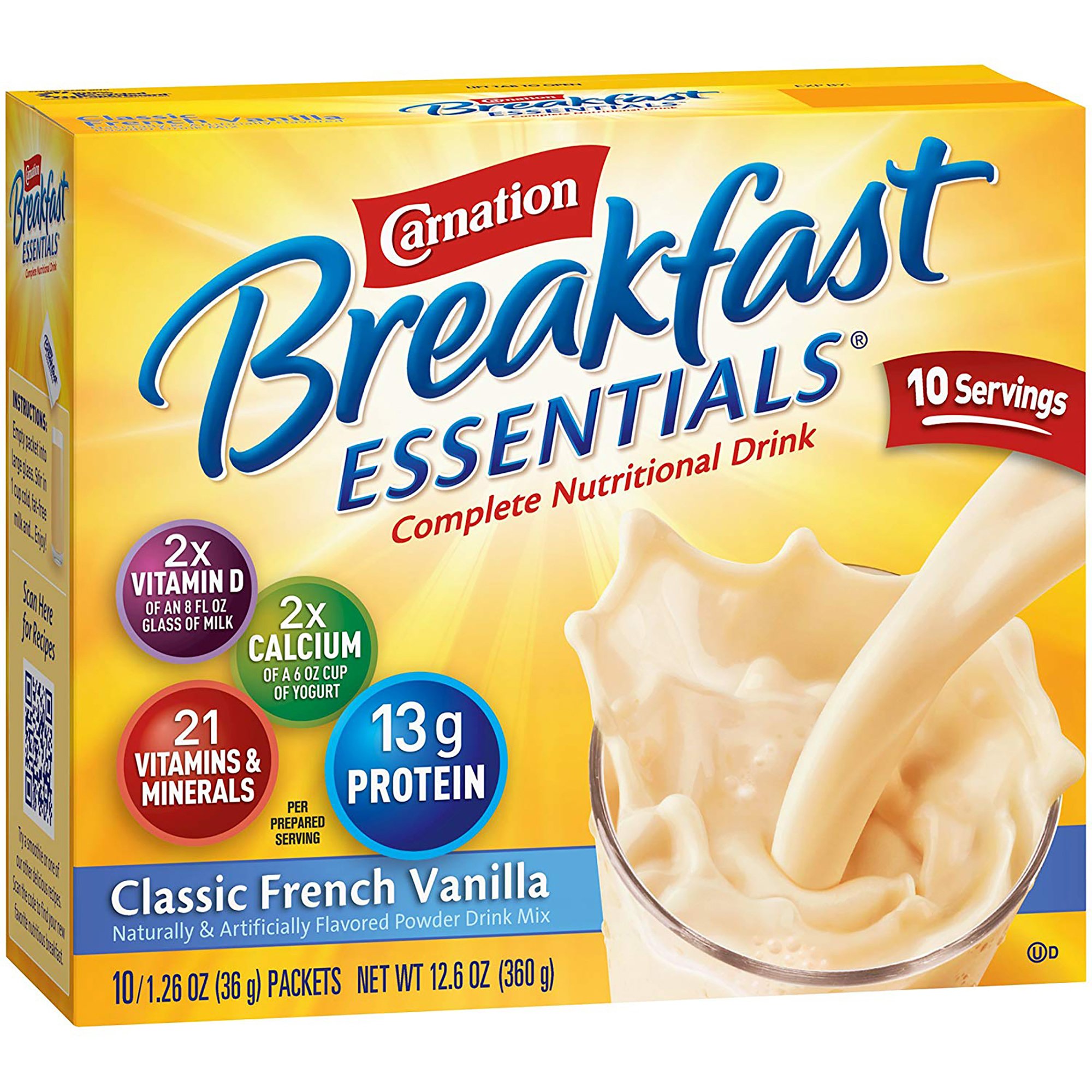 Carnation Breakfast Essentials® Vanilla Nutritional Drink - Image 2