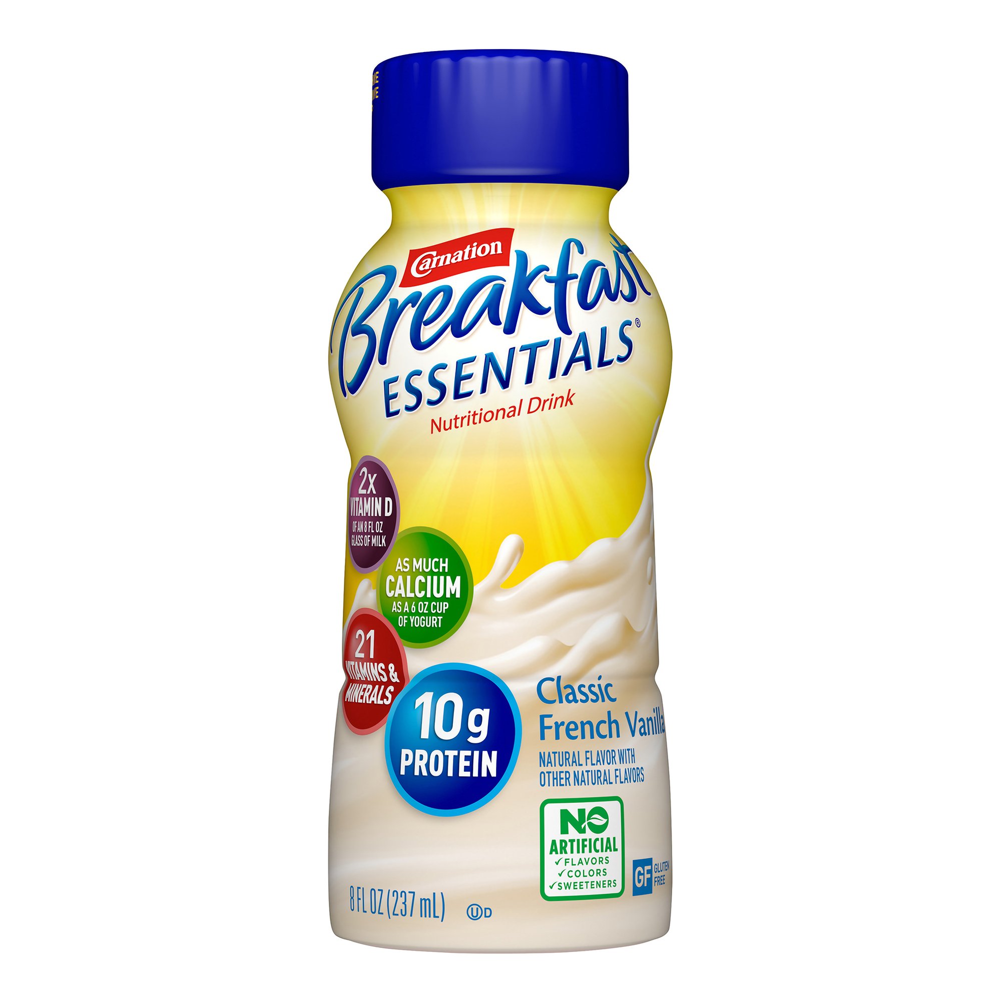 Carnation Breakfast Essentials® Vanilla Nutritional Drink, 8-ounce bottle - Image 2