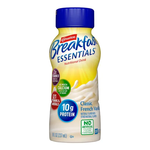 Carnation Breakfast Essentials® Vanilla Nutritional Drink, 8-ounce bottle