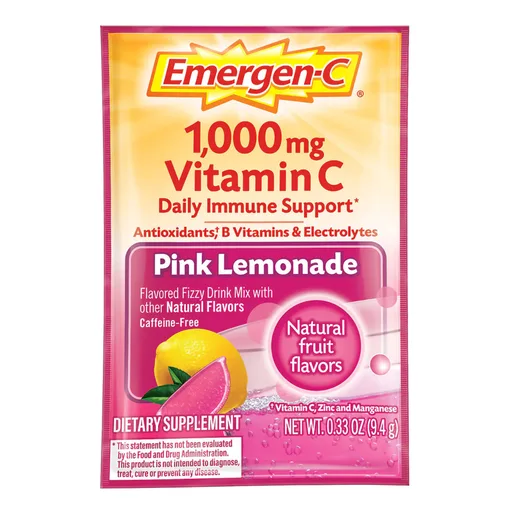 Emergen-C® Vitamin C Daily Immune Support Drink Mix, Pink Lemonade Flavor