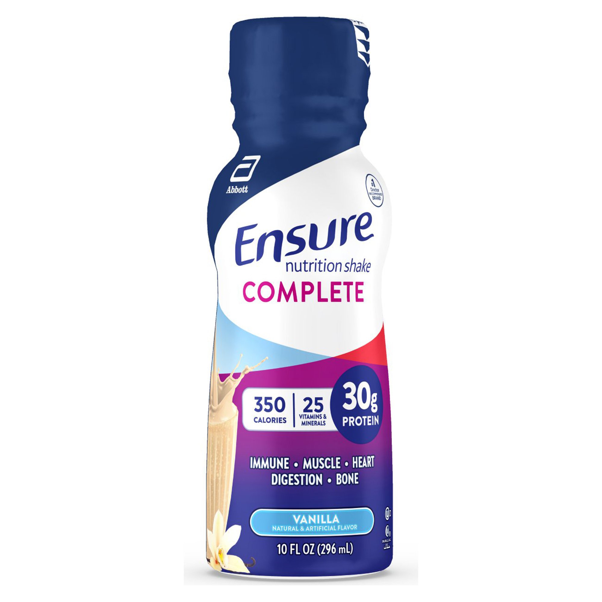 Ensure Complete® Nutrition Shake, Vanilla, 10-ounce Bottle - Image 2