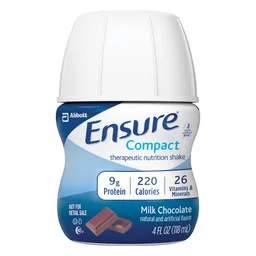 Ensure® Compact Therapeutic Nutrition Shake, Chocolate, 4-ounce bottle