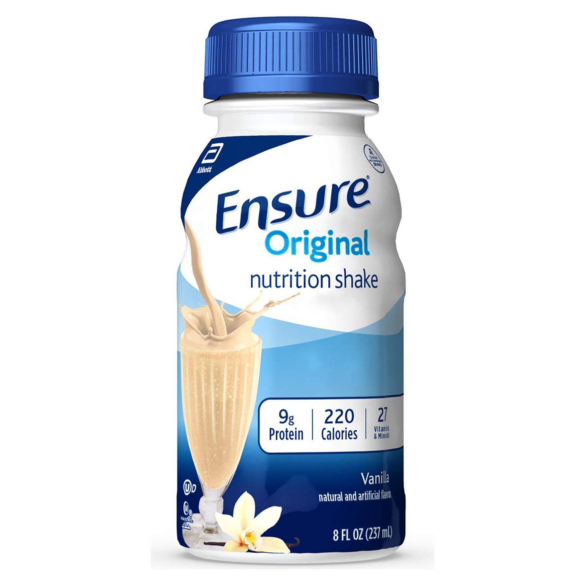 Ensure® Original Therapeutic Nutrition Shake, Vanilla, 8-ounce Bottle - Image 2