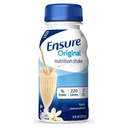 Ensure® Original Therapeutic Nutrition Shake, Vanilla, 8-ounce Bottle
