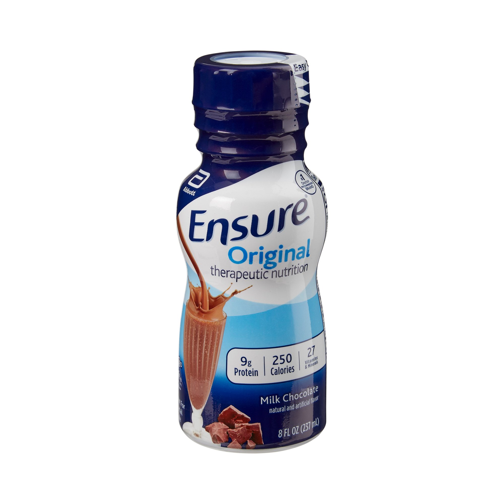 Ensure® Original Therapeutic Nutrition, Chocolate, 8-ounce Bottle - Image 2
