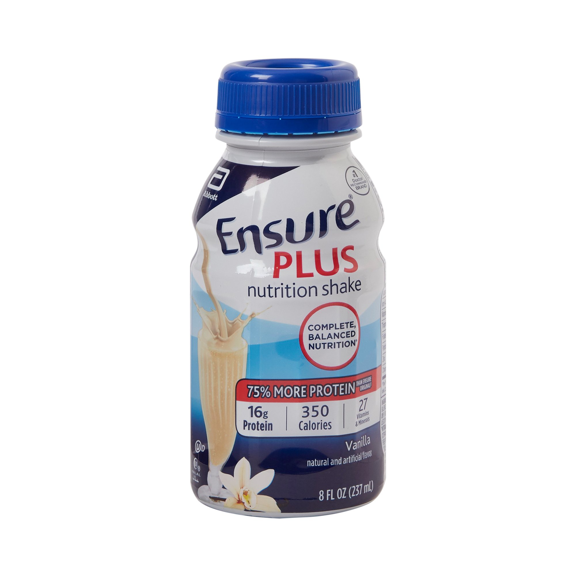 Ensure® Plus Nutrition Shake, Vanilla, 8-ounce bottle - Image 2