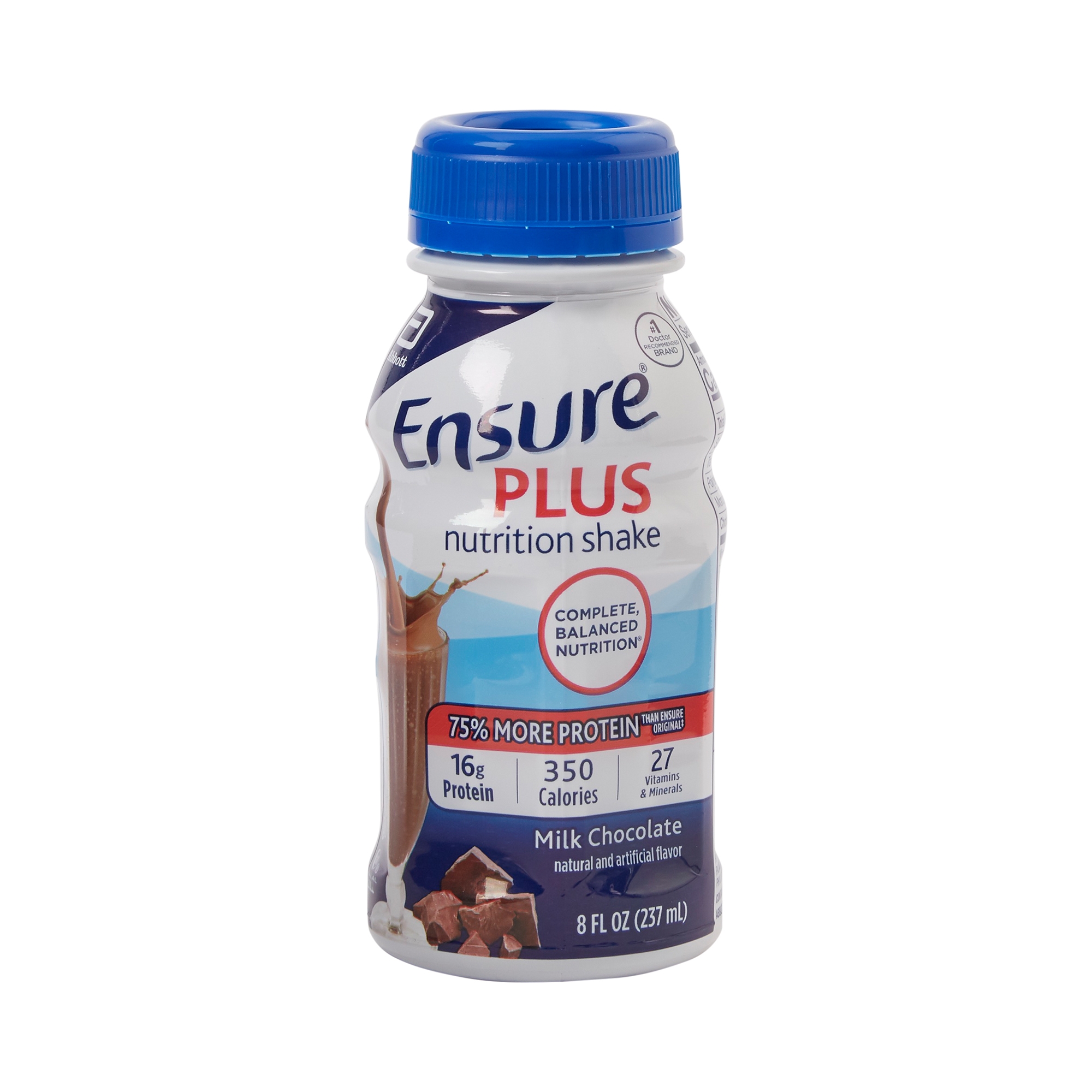 Ensure® Plus Therapeutic Nutrition, Chocolate, 8-ounce bottle - Image 2