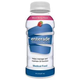 enterade® Advanced Oncology Formula Medical Food, Mixed Berry, 8-ounce bottle