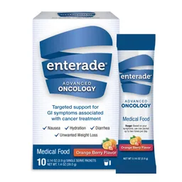 enterade® Advanced Oncology Formula, Orange-Berry, Single Serve Packets