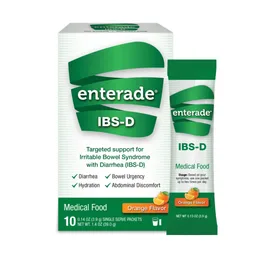 enterade® IBS-D Dietary Support Medical Food, Orange, Single Serve Packets