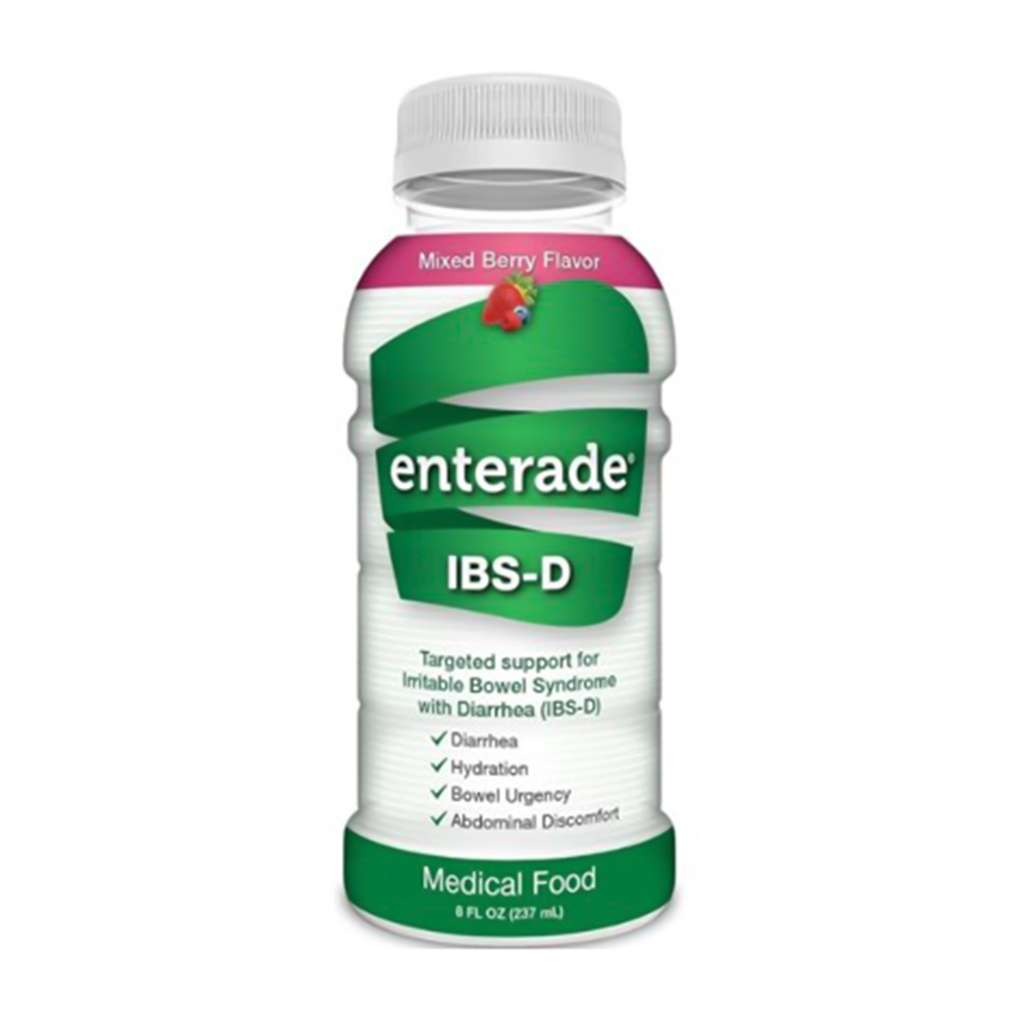 enterade® IBS-D Targeted Dietary Support Medical Food, Berry, 8-ounce bottle - Image 2