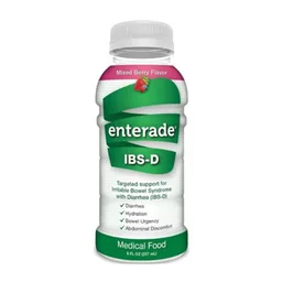 enterade® IBS-D Targeted Dietary Support Medical Food, Berry, 8-ounce bottle