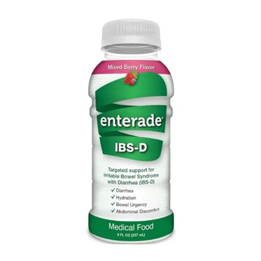 enterade® IBS-D Targeted Dietary Support Medical Food, Berry, 8-ounce bottle
