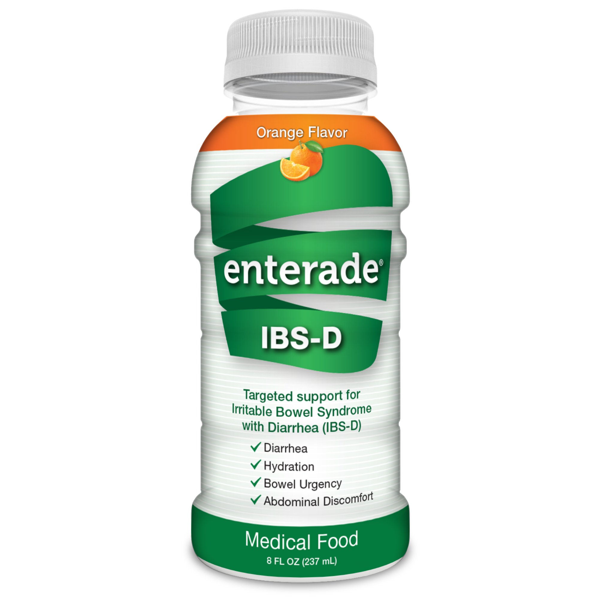 enterade® IBS-D Targeted Dietary Support Medical Food, Orange, 8-ounce bottle - Image 2