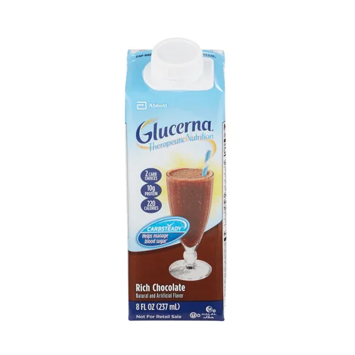 Glucerna® Chocolate Therapeutic Nutrition Shake, 8-ounce carton