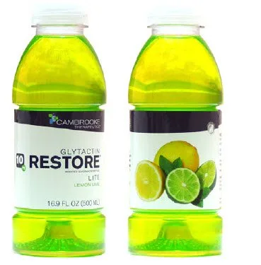 Glytactin® Restore Lite Lemon-Lime Beverage for Phenylketonuria (PKU), 16.9-oz.