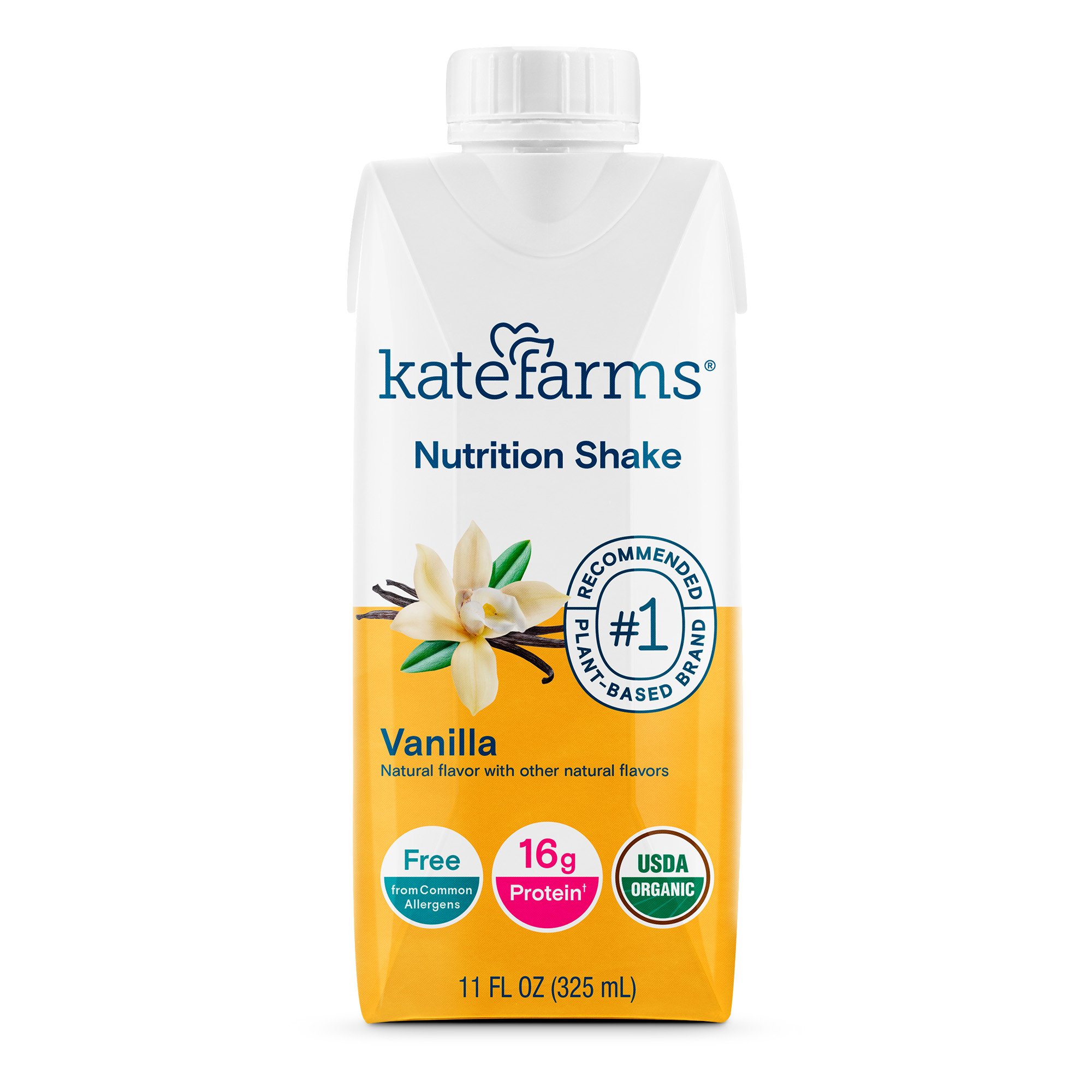 Kate Farms® Nutrition Shake, Vanilla, 11-ounce carton - Image 2