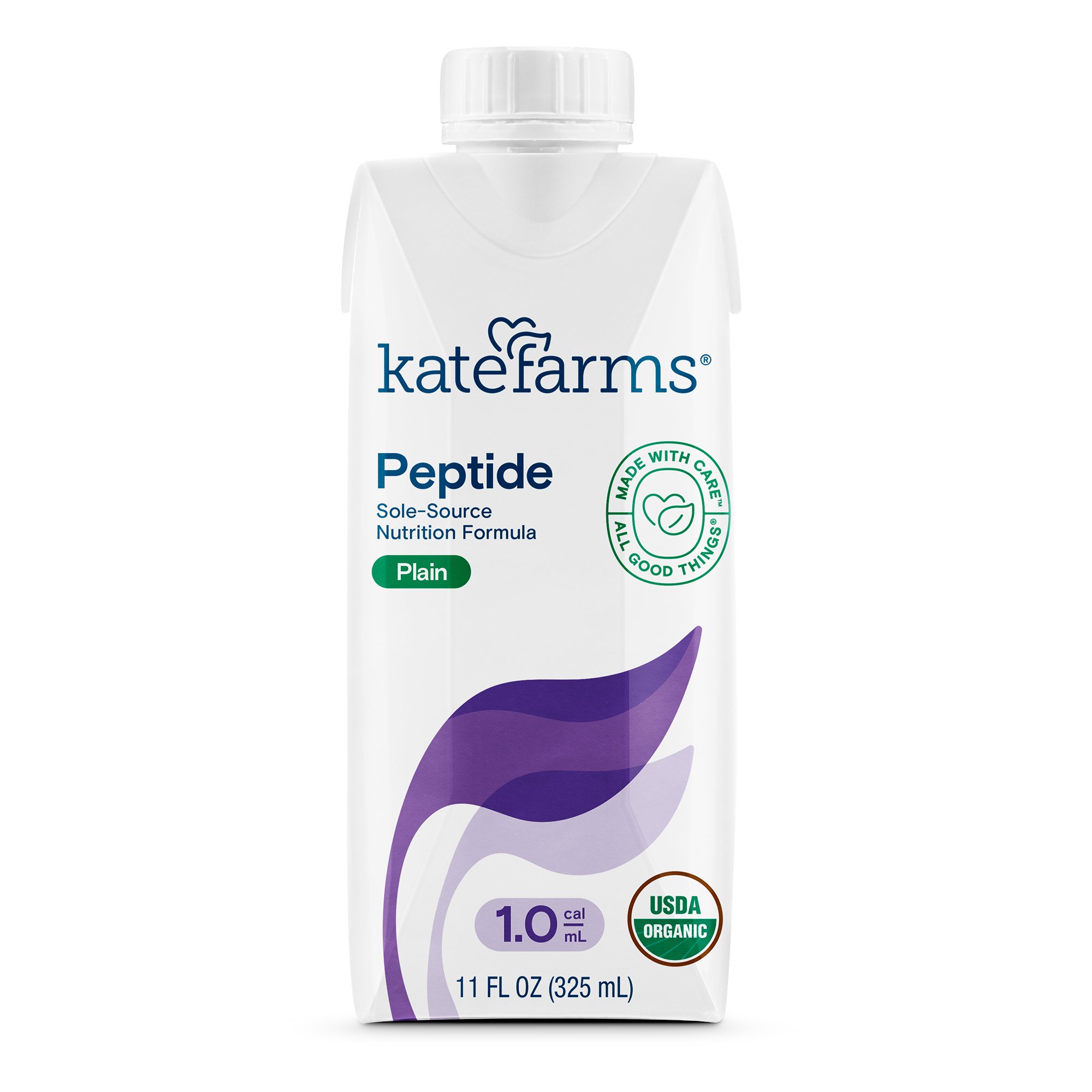 Kate Farms® Peptide 1.0 Sole-Source Nutrition Formula, 11-ounce carton - Image 2