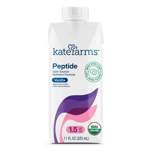 Kate Farms® Peptide 1.5 Vanilla Sole-Source Nutrition Formula, 11-ounce carton