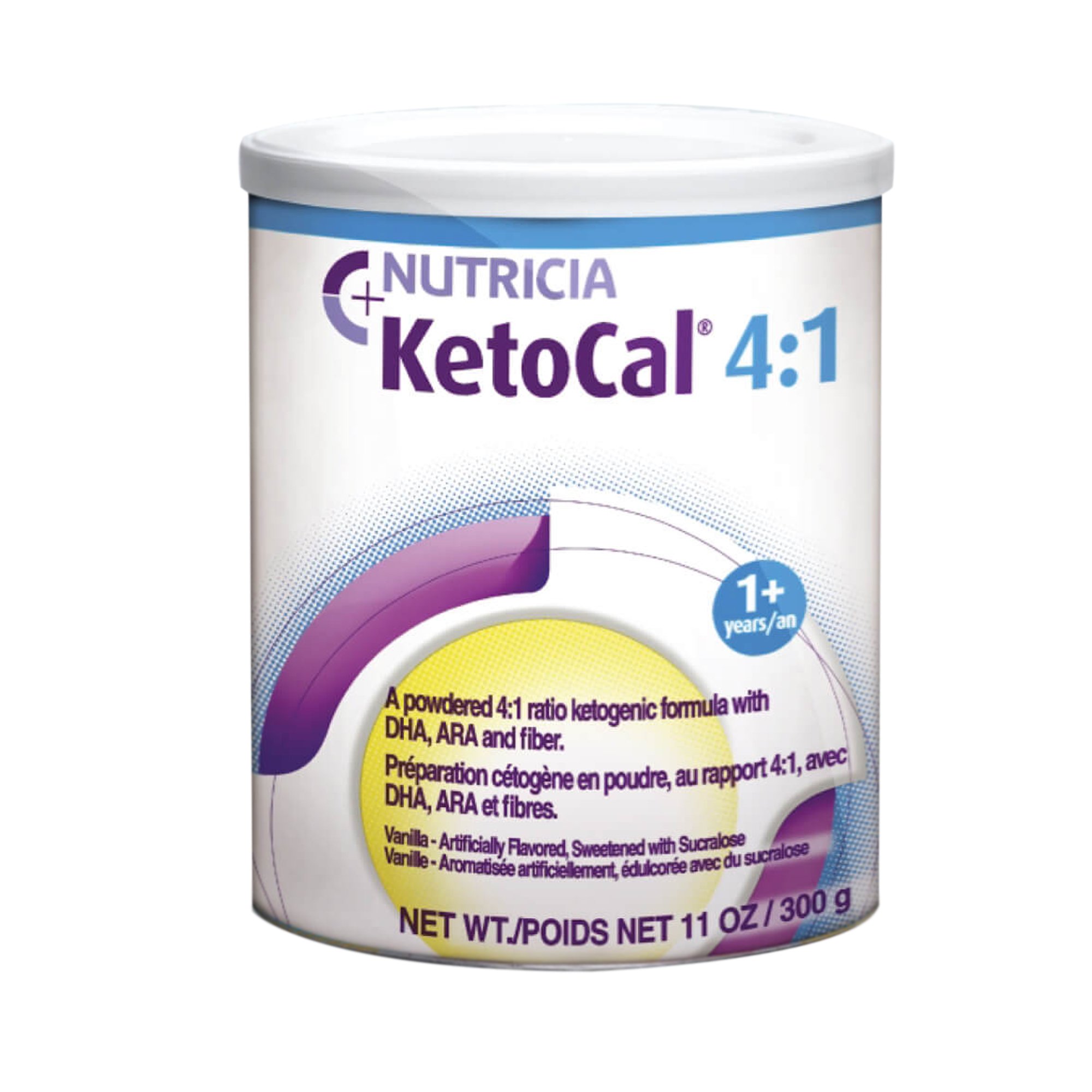 KetoCal® 4:1 Vanilla Fortified Nutritional Shake, 300 Gram Can - Image 2