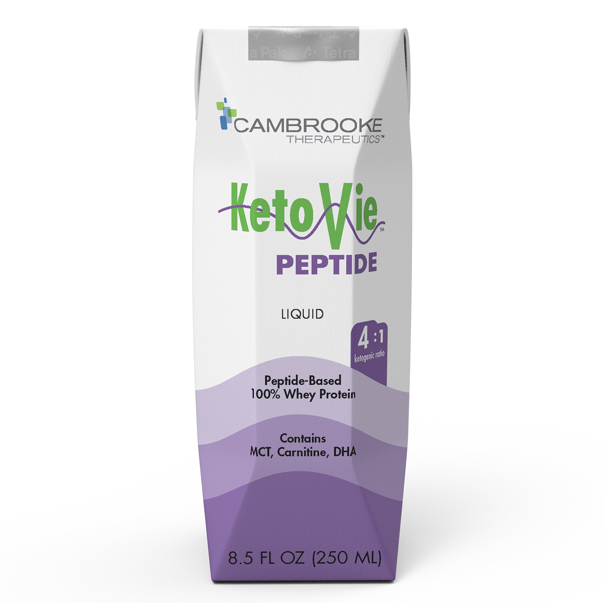KetoVie™ Peptide 4:1 Ketogenic Medical Food, 8.5-ounce carton - Image 2