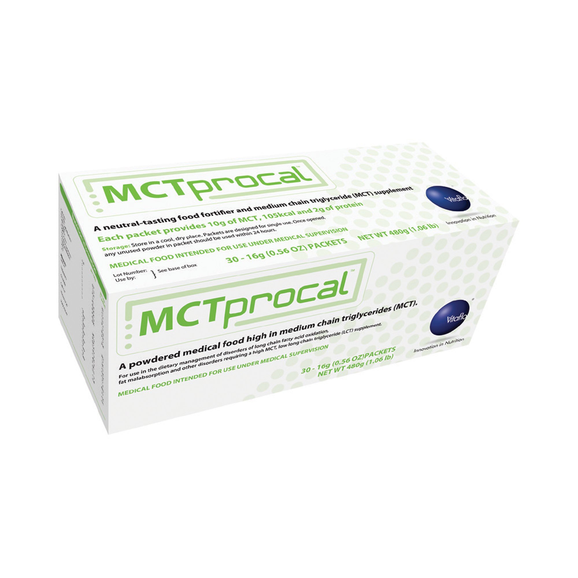 MCTprocal® Medical Food, High in Medium Chain Triglycerides, Individual Packets - Image 2
