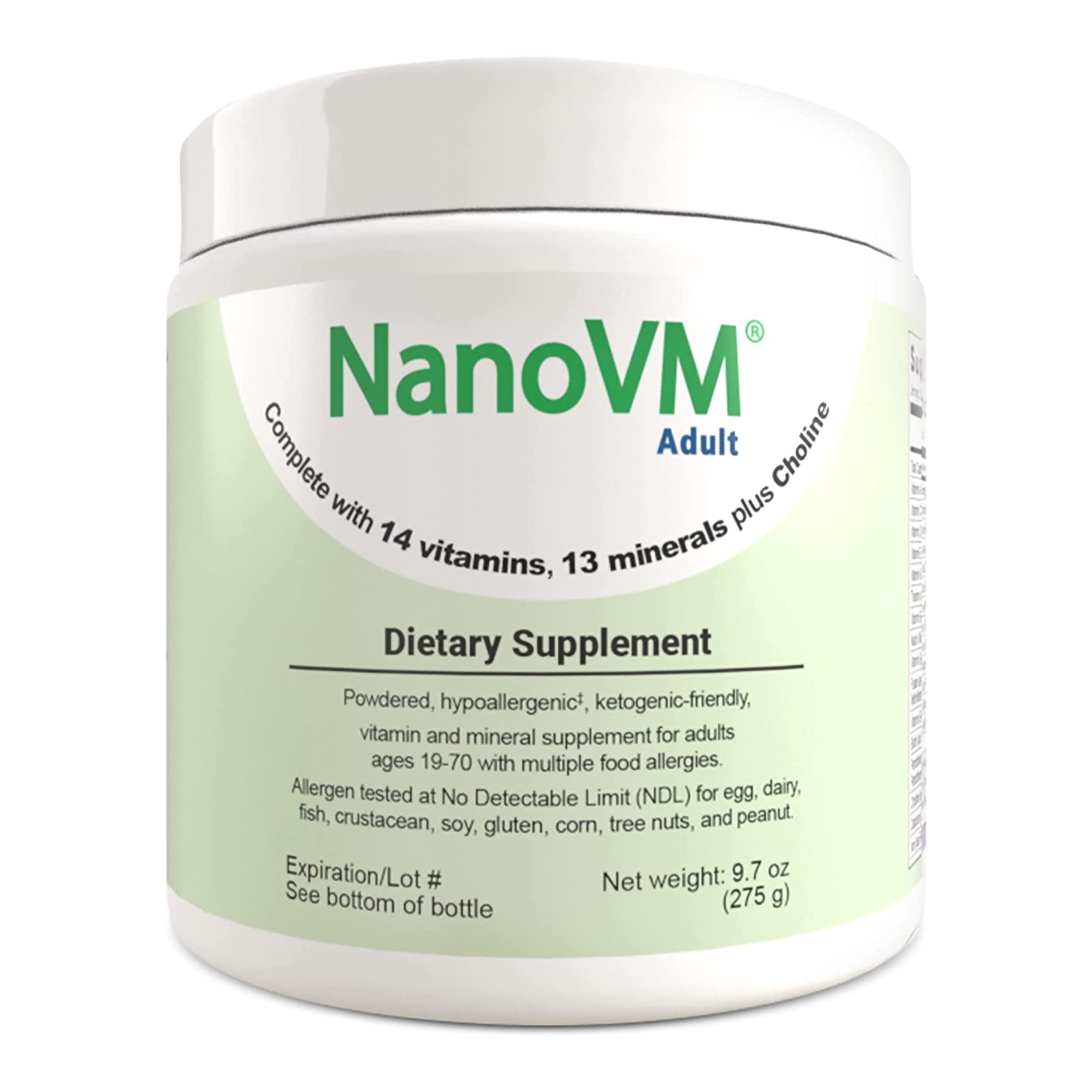 NanoVM® Vitamin & Mineral Powder, 275 Grams - Image 2
