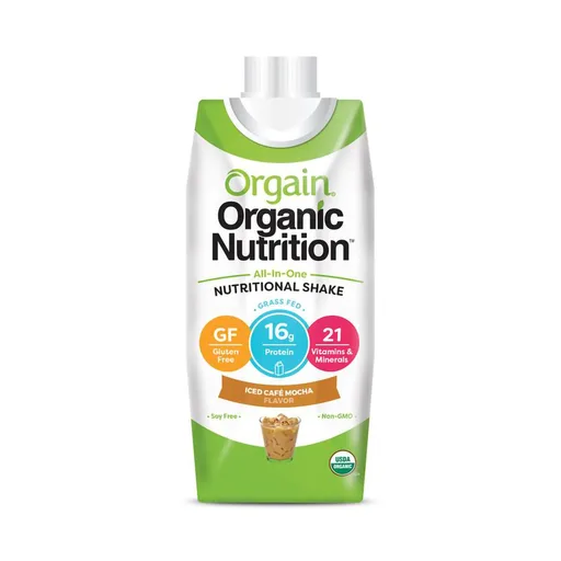 Orgain® Organic Nutrition™ Iced Café Mocha Nutritional Shake, 11-ounce carton