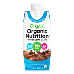 Orgain® Organic Nutrition™ Vegan Chocolate Nutritional Shake, 11-ounce carton