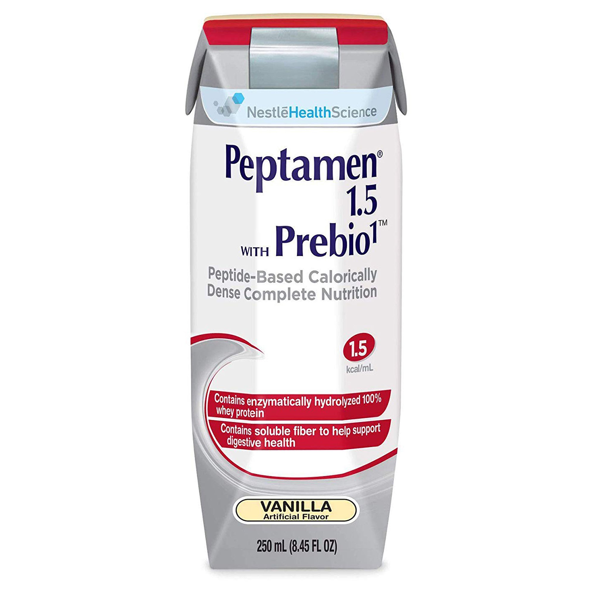 Peptamen® 1.5 with Prebio 1™ Vanilla Peptide-Based Complete Nutrition, 250 mL - Image 2