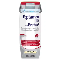 Peptamen® 1.5 with Prebio 1™ Vanilla Peptide-Based Complete Nutrition, 250 mL