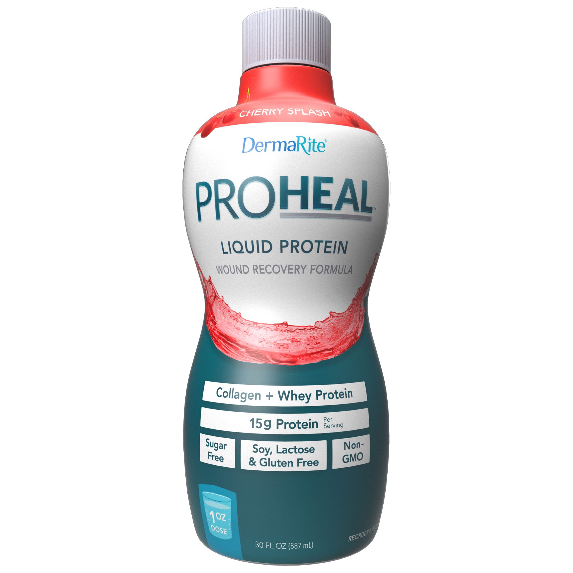 ProHeal™ Cherry Splash Liquid Protein Wound Recovery Formula, 30-ounce bottle - Image 2