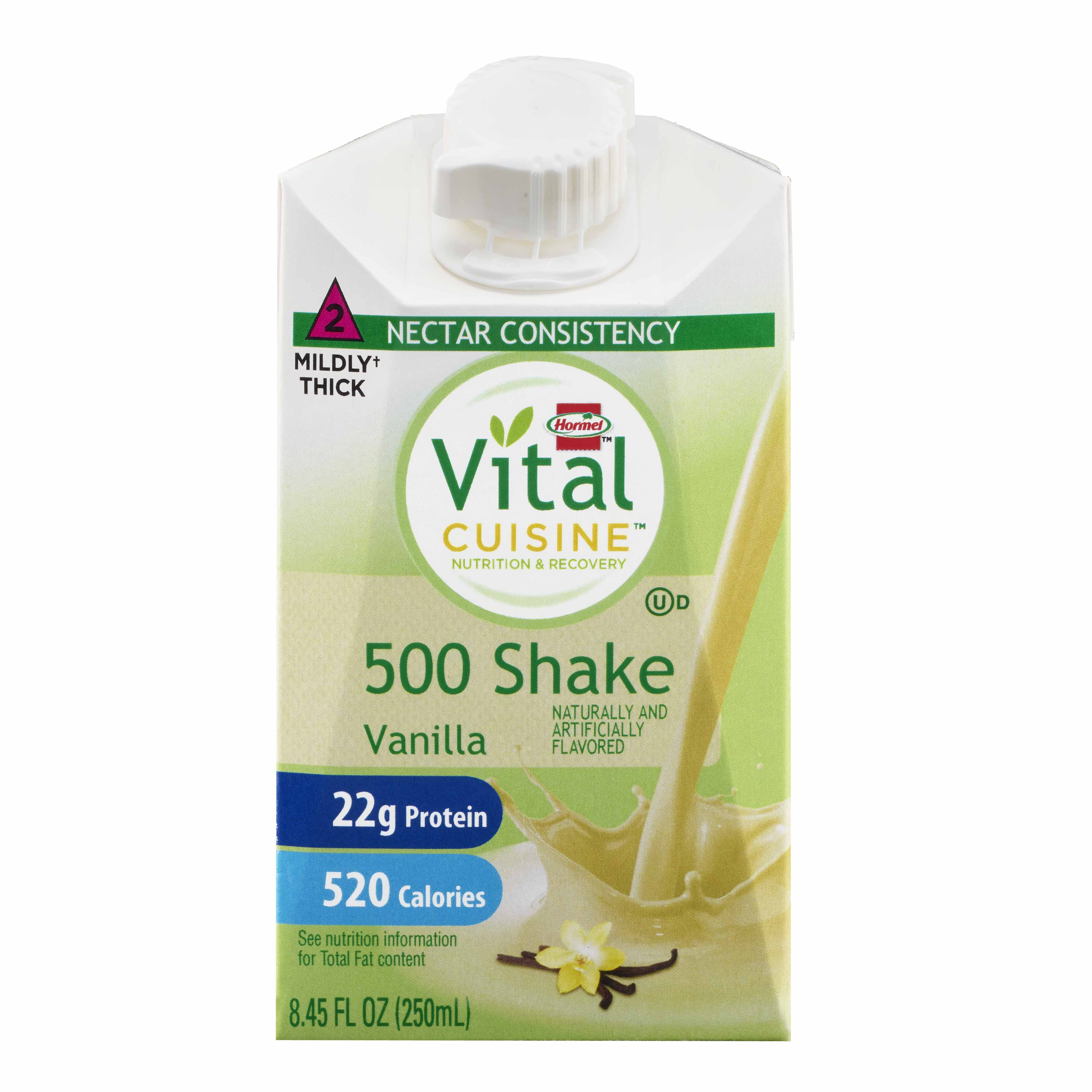 Vital Cuisine® 500 Shake Vanilla Nutrition and Recovery, 8.45-ounce carton - Image 2