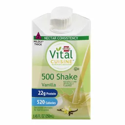 Vital Cuisine® 500 Shake Vanilla Nutrition and Recovery, 8.45-ounce carton